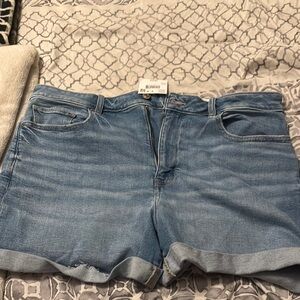 American Eagle Outfitters Light Blue Jean Shorts